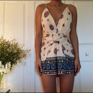 Summery Printed Romper